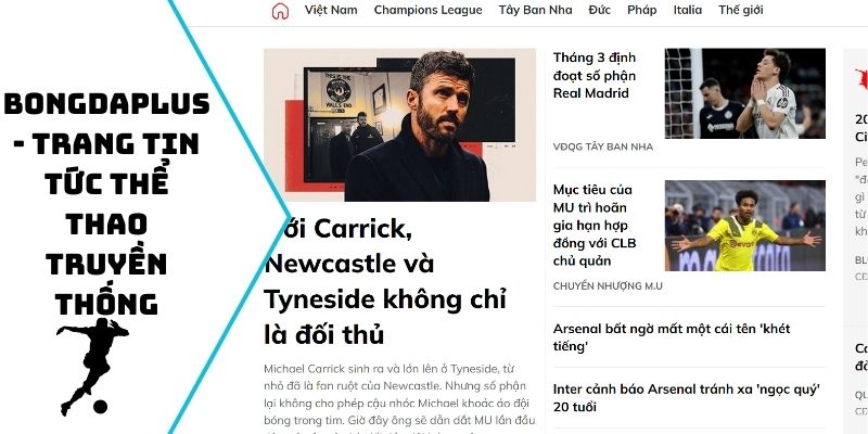 Bongdaplus - Trang tin tức thể thao truyền thống