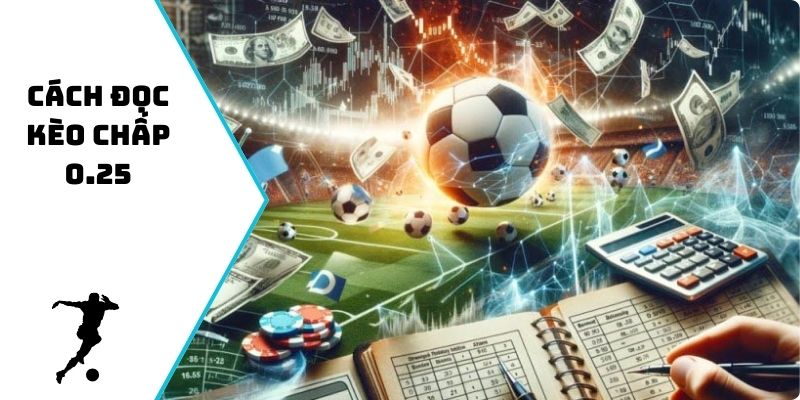 cách đọc kèo chấp 0.25