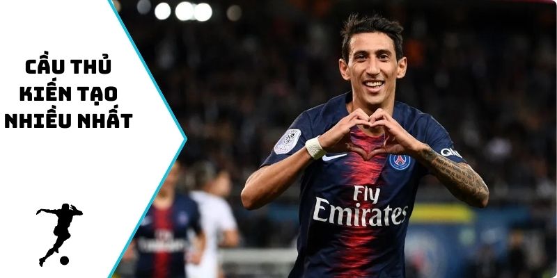 cầu thủ kiến tạo nhiều nhất